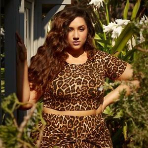 Fashion To Figure Leopard Harem Top